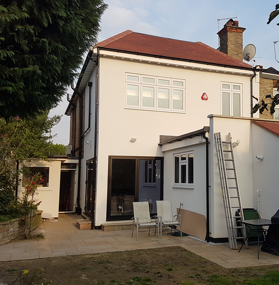 New build extension and elevation